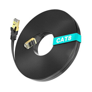 LANP[u 5m CAT8 PoEhƃJΉ Soohut  lanP[u 40Gbps/2000MHz JeS[8 P[u LLDPE핢 PoEhƃJΉ Op LAN P[u ܐ܂h~ RJ45 RlN^ C^