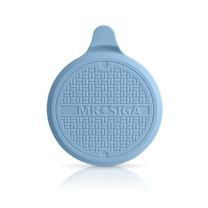 MR.SIGA シリコンバスタブストカバー スカイブルー 風呂栓、シャワー、シンク用排水口カバー 直径約13cm