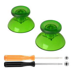 eXtremeRate ����3D�W���C�X�e�B�b�N�T���X�e�B�b�N�i�N���A�f�ށj�ASwitch Pro�ɑΉ��p�A�i���O�T���X�e�B�b�N�A�N���X�h���C�o�[�t���y�N���A�O���[���z