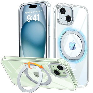 iPhone 14 / iPhone 13 �p �P�[�X Magsafe�Ή� ���C�����X�[�d 360°��]�X�^���h �c�����Ή� Gunwon �X�}�z�P�[�X iphone14 / iPhone13 �p �ČR�K�i �ϏՌ� ������ �}�b�g�� �}�O�Z�[�t �h�w