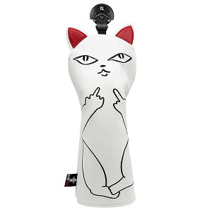 ゴルフクラブヘッドカバー ゴルフウッドカバー カッコイイネコデザイン ゴルフヘッドカバー ゴルフウッドカバー Aliennana Cute Catドライバーカバー (DR)フェアウェイウッド(FW)、ユーティリ