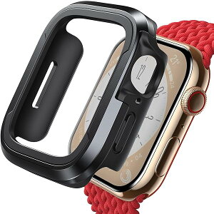 Lamicall Apple Watch �ی� �P�[�X (��ʃt�B�����Ȃ�) : Series 9 / 8 / 7 �Ή� �A�b�v���E�H�b�` �ی�J�o�[ iWatch �ی�P�[�X �A�b�v���E�H�b�` ���[�� �����ȒP �Ռ��z�� �ȈՒ��E ���^ �V���v��