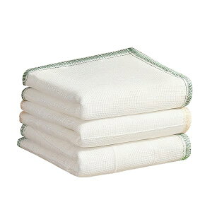 蚊帳ふきんの超吸収キッチンクロス 極細メッシュ構造で柔らかな肌触りと通気性を両立 油汚れを瞬時に分解。食器拭き、台ふきん、窓掃除、おしぼり用のエコマルチクリーニングクロス 30x3