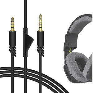 Geekria P[u ݊ I[fBIR[h Astro Gaming A10 Gen 2, A10, A30, A40, A40 tr Gaming HeadsetwbhzP[uA3.5mm AUX ɓK 2m