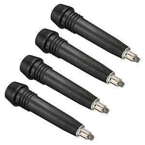 PATIKIL トレッキングポールアクセサリー 4個 タングステン鋼 ロッドチッププロテクター 交換用 屋外ハイキングクライミング用