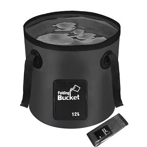 Wlikn 折りたたみ ソフトバケツ 釣り用 シリコン製 コンパクト収納 多機能 車載 アウトドア 洗車 キッチン キャンプ 旅行用