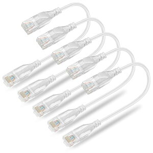 Ankuly Cat6A LANP[u Z P[u 0.15m 5{Zbg RJ45RlN^ 10Gbps T[o[ Ɨl C[Tlbg Llan S15cm Ɩłƒł