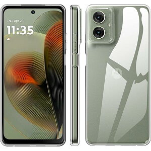 Gosento For ���g���[�� ���g Motorola Moto G66J / G66Y / G56 5G �P�[�X �N���X�^�� �N���A ���� TPU�f�� �ی�J�o�[ (�N���A)
