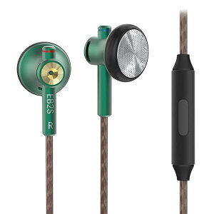 NICEHCK EB2S 15.4mmダイナミックドライバ インナーイヤー型イヤホン 日本LPC振動板 1DD シンプルでクラシックなデザイン アルミニウム合金筐体 3.5mmバランスプラグ 高純度銅ケーブル付属 上位音