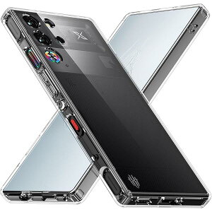 Gosento For RedMagic 10 Pro/RedMagic 10 Pro+ �P�[�X �N���X�^�� �N���A ���� TPU�f�� RedMagic 10 pro plus �ی�J�o�[ (�N���A)