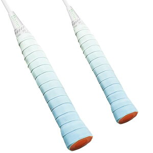 LeTradeJP バドミントングリップテープ 2本セット グラデーションカラー 滑り止め 耐久性 吸汗 バドミントン テニスラケット ゴルフ グリップテープ 釣り竿 自転車 ダンベル用 (ブルー)