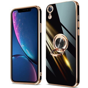 iPhone XR P[X O Jo[ Ot ϏՌ Sʕی CJ[}Egz_[ X^h _炩k ԍڃz_[Ή ^ y TPU Ȍȃt@bV (ubN)