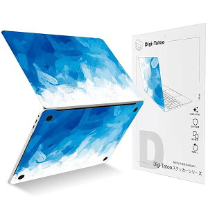 Digi-Tatoo �X�L���V�[�� MacBook Air 13.6 �C���` M3 M2 2022~2024 �ƌ݊������� A3113 A2681 �J�o�[ �P�[�X �t�B���� �X�e�b�J�[ �ی� ���O���\�A�����h�~����юc�����t�� [���y���L]