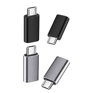 YFFSFDC �}�C�N��USB�ϊ��A�_�v�^�[ �^�C�vC Micro USB �ϊ��A�_�v�^ 4���� Type C ���X to Micro USB �I�X �ϊ��R�l�N�^ �[�d�ƃf�[�^�]�� Galaxy�ANexus�AXperia�AHUAWEI��Micro