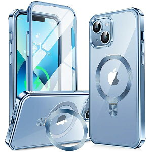 y360°SʕیEX^hEMagsafeΉzKELLCASE iPhone 13 p P[X  BX^hECDO c CX[d phone13 Jo[ ϖh~PCw bLop[ ČRMILKiϏՌ