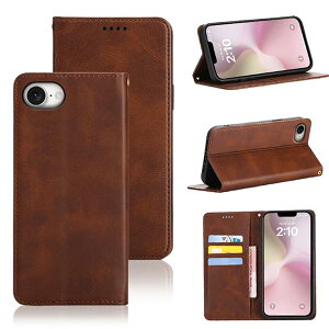 iPhoneSE4 / iPhone 16E �P�[�X �蒠�^ iPhone16E �蒠�^�P�[�X iPhone SE ��4���� �X�}�z�P�[�X �J�o�[ �蒠�^ PU���U�[ �J�[�h���[ ���z�^ �ϏՌ� �P�[�X �}�O�l�b�g �X�^���h�@�\�t�� 5�F(iPhon