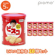 【9月15日より順次発送】【レビュー特典あり】 非常食 10個セット 5年保存 ビスコ保存缶 30枚入り×10個 …