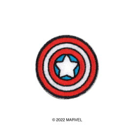 【MARVEL】マーベルキャプテン・アメリカワッペンアイロンシール両用タイプ