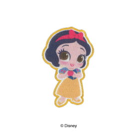 【DISNEY】ディズニーディズニープリンセス白雪姫ワッペンシールアイロン両用タイプ
