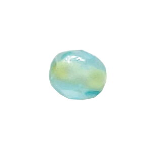 【ファイヤーポリッシュビーズ】4mm アクアマリングリーンライン