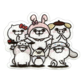 【SANRIO CHARACTERS × YOSISTAMP】サンリオ キャラクター × ヨッシースタンプシール・アイロン接着両用タイプワッペン アップリケ