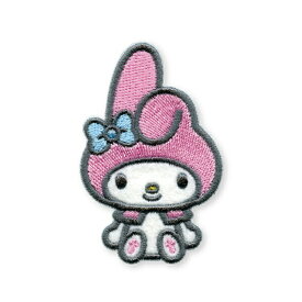 【Sanrio characters】マイメロディワッペンシール・アイロン両用タイプ