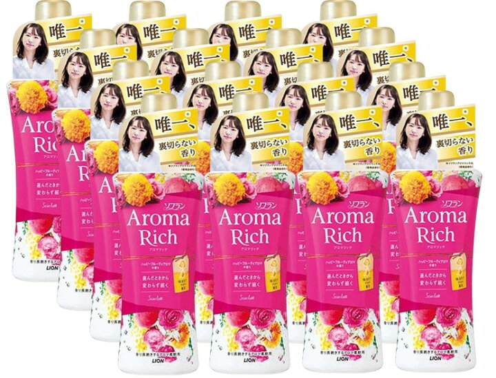 楽天市場】ソフランアロマリッチスカーレット本体（ 520ml）×16個 