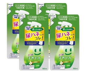 配送料無料 ルック まめピカ トイレのふき取りクリーナー 詰め替え用 190ml×4個セット