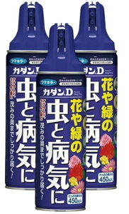 配送料無料 フマキラー カダンD 花や緑の虫と病気に 450ml ×3本セット