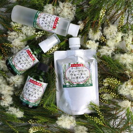 オーガニックティーツリー in オイル ハイドロゾル 65ml 有機JAS ティーツリー 化粧水 頭皮ローション 髪の毛ケア フローラルウォーター ハーブウォーター ティーツリーオイル ティートリーオイル ティツリーオイル 蒸留水 石垣島 お土産 ティートゥリーオイル 頭皮ケア
