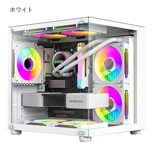 �Q�[�~���O PC�P�[�X atx �~�h���^���[�P�[�X �u���b�N �����K���X LED�t�� Micro-ATX/Mini-lTX�Ή� ��p�t�@��7���t�� USB3.0 SPCC�f�� �f�X�N�g�b�v�p�\�R���P�[�X