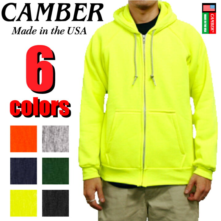 楽天市場】CAMBER キャンバー CAMB-F0531 7.5oz 裏サーマル ジップ  