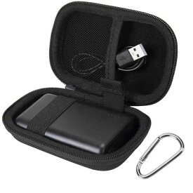 Aenllosi 収納ケース Anker PowerCore 10000 モバイルバッテリー ブラック 専用保護ケース（ケースのみ)