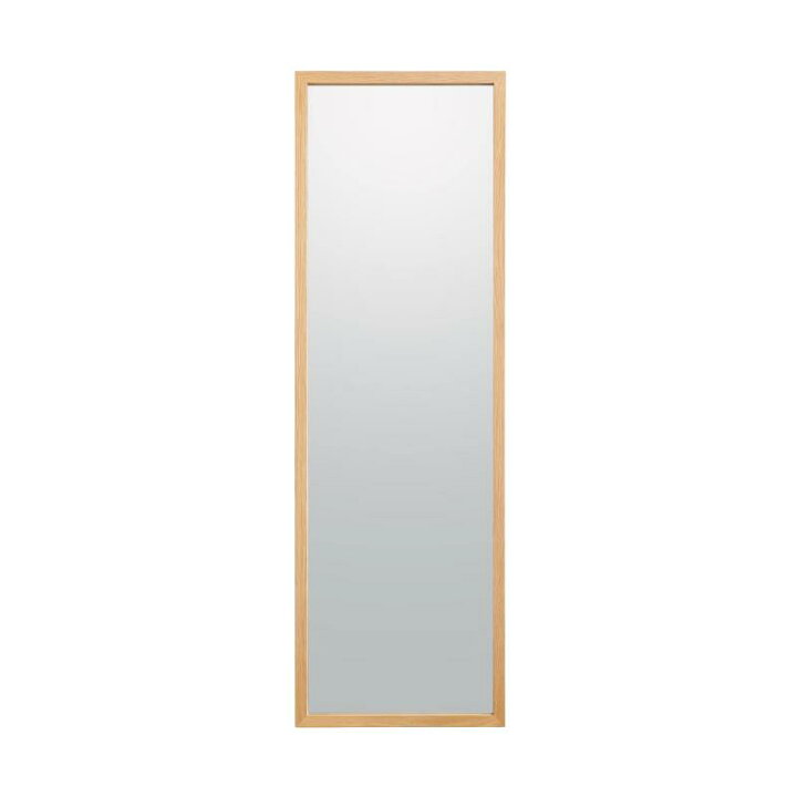 無印良品 MUJI ミラー 姿見 全身鏡 メープル 無印良品 オーク材ミラー 
