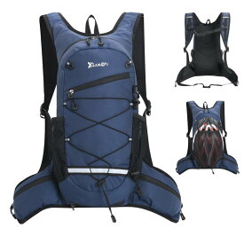 [TRIWONDER] ランニング リュック バッグ 18L ハイドレーション トレラン ザック 登山 自転車 サイクリング マラソン ベスト トレイル 通気 軽量 (ブルー (バッグのみ), ワンサイズ)