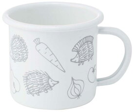 スケーター (skater) ホーロー マグカップ 380ml リサラーソン はりねずみ ENMG4-A