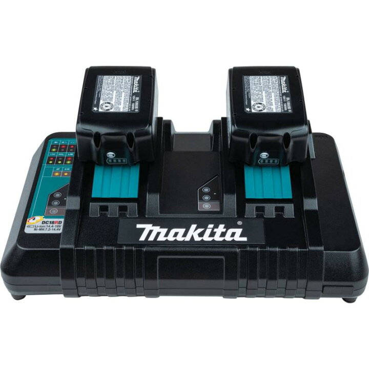 楽天市場】マキタ 2口充電器DC18RD 18V/14.4V対応 6Ah×2本同時フル充電 
