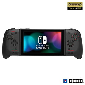 連射 連射ホールド機能搭載 任天堂ライセンス商品 グリップコントローラー for Nintendo Switch クリアブラック Nintendo Switch対応