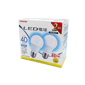 東芝(TOSHIBA) LED電球 40W相当 広配光 昼光色 E26口金 2P 密閉器具対応 LDA4D-G/K40V1RP