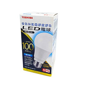 東芝(TOSHIBA) LED電球 100W相当 全方向 昼光色 E26口金 1P 密閉器具対応 LDA11D-G/100V1R