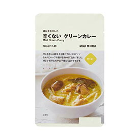 無印良品 素材を生かした 辛くない グリーンカレー 180g(1人前) 82505832 10袋