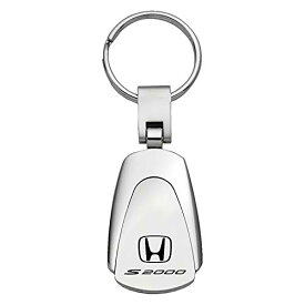 Honda S2000ロゴ入りキーチェーンキーリング - ティアドロップ, クロム, Standard