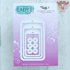 カッティングダイ 抜型☆タグ1-3サイズ☆手作り ハンドメイド 花 造花 ダイカット