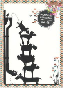 cats on appletrees ポストカード☆mischief☆ねこ 猫 いぬ イヌ 鳥 グリーティングカード ポストカード 北欧 おしゃれ かわいい 動物