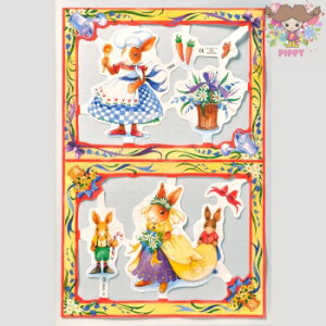 �y20��OFF�z�C�M���X���N�����X Mamelok �}�����b�N���X�N���b�v�V�[�g �_�C�J�b�g �����������̃C���X�g �� ������(Scrap Sheet Comic Rabbits)�f�R�p�[�W�� �R���[�W�� �X�N���b�v�s�N�`���[ �_�C