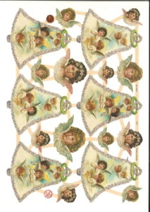 �h�C�c�� �N�����X��6�̓V�g�̏���12�̏����ȓV�g��(6 Engelglocken und 12 kleine Engelkpfe)�f�R�p�[�W�� �R���[�W�� �X�N���b�v�s�N�`���[ �_�C�J�b�g �G���{�X �A���e�B�[�N