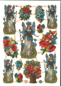 hCc NXdƉ AllƉĂ̐ ̎q Gt(glossy pictures - Elfen in Blumen)fRp[W R[W XNbvsN`[ _CJbg G{X