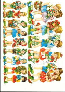 hCc NXKinder mit Blumen Motiv 2q ԑ u[P CxgfRp[W R[W XNbvsN`[ _CJbg G{X AeB[N