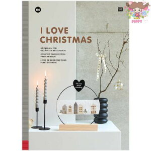 可愛いデザインがたくさん♪☆Rico Deaign BOOK 180 刺繍図案 Embroidery book 180 I love Christmas 96ページ(日本語無し・ドイツ語)☆【メール便OK!】クリスマス 花柄 ナチュラル ワンポイント刺繍 ワッ