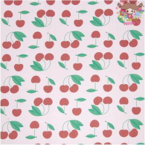 Rico Designt@ubNCherries, pink(50cmx140cm) TN{ `F[ sNhCc Rbg100 JbgNX nhCh z n Rbg|vpp